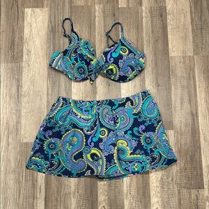 Colorful Paisley Bikini Set